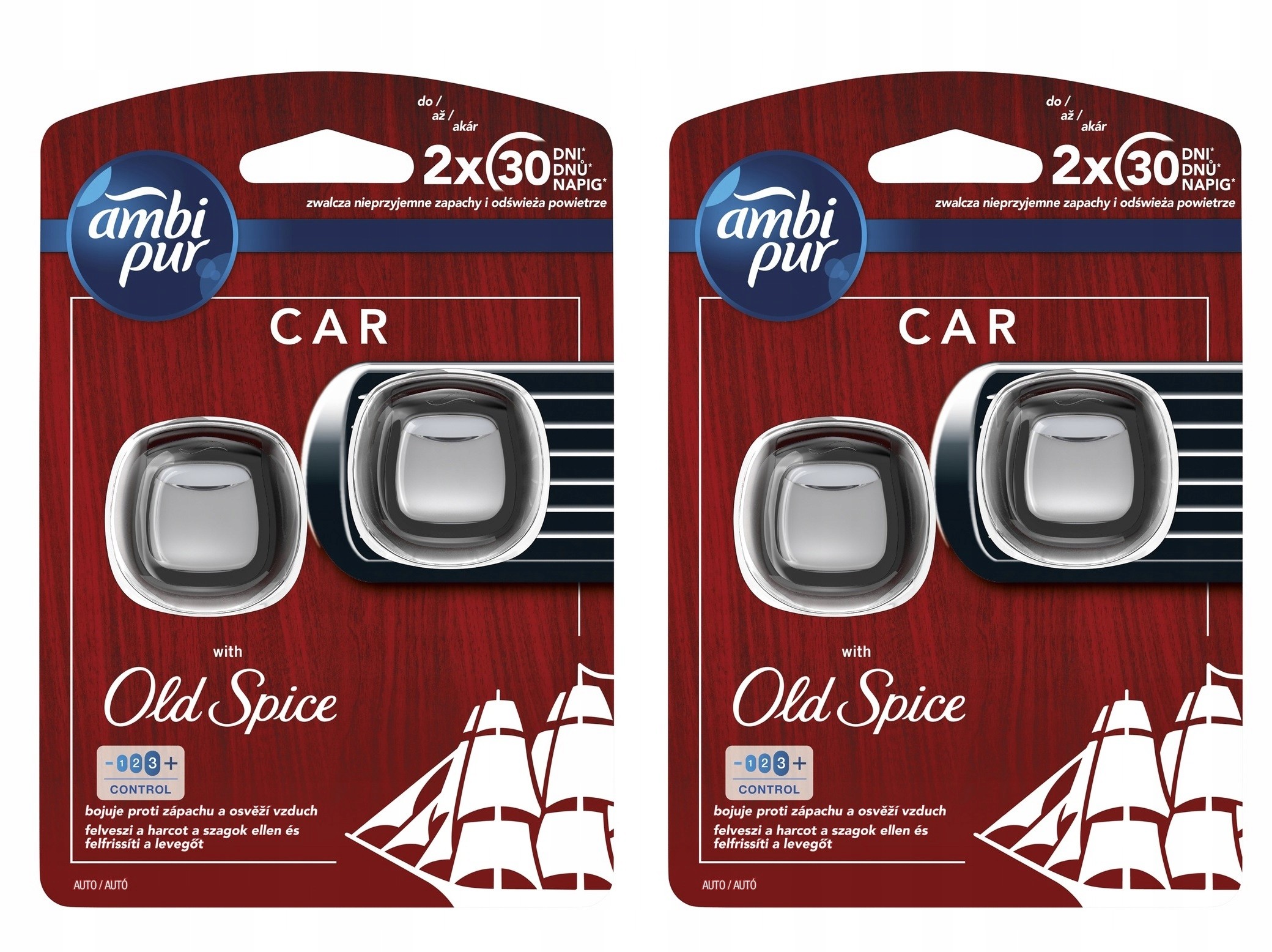 Odświeżacz powietrza do samochodu Ambi Pur Old Spice 4 ml